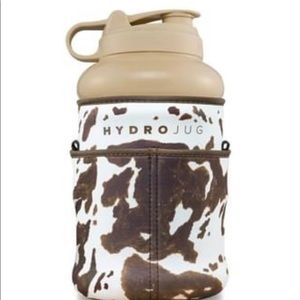 LIMITED EDITION HydroJug Brown Cow Sleeve